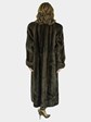 Woman's Mahogany Mink Fur Coat