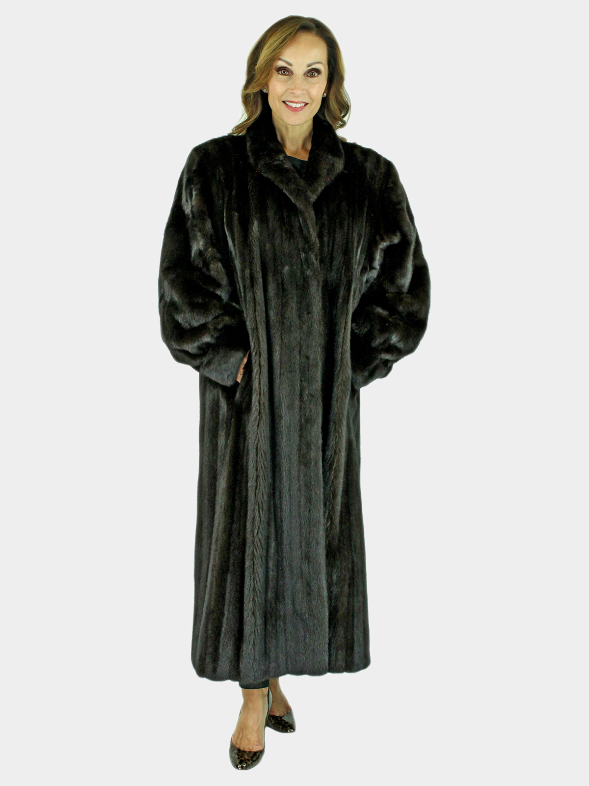 Woman's Ranch Female Mink Fur Coat