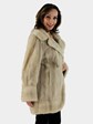 Woman's Azurene Mink Fur Jacket