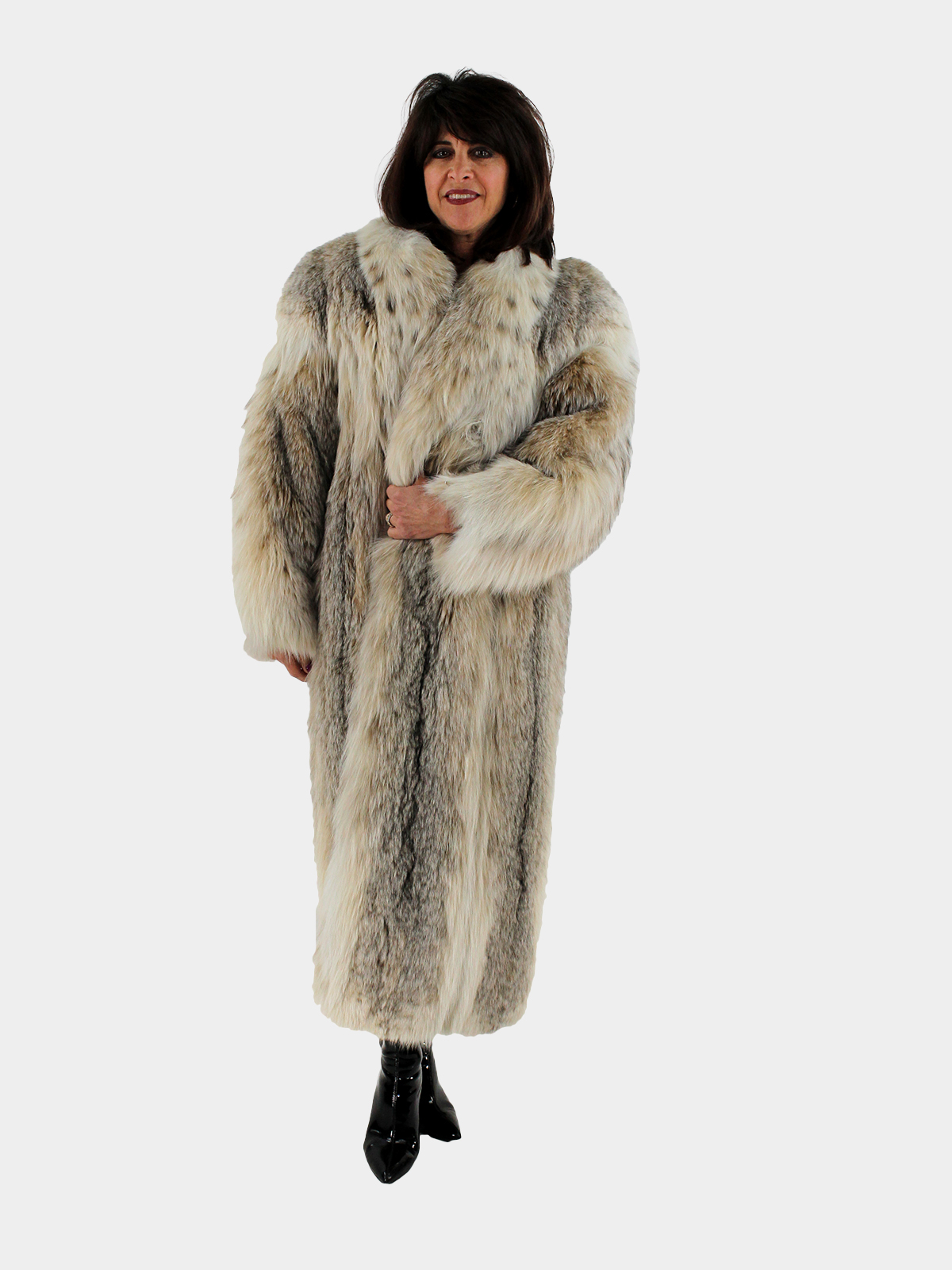 Woman's Canadian Lynx Fur Coat