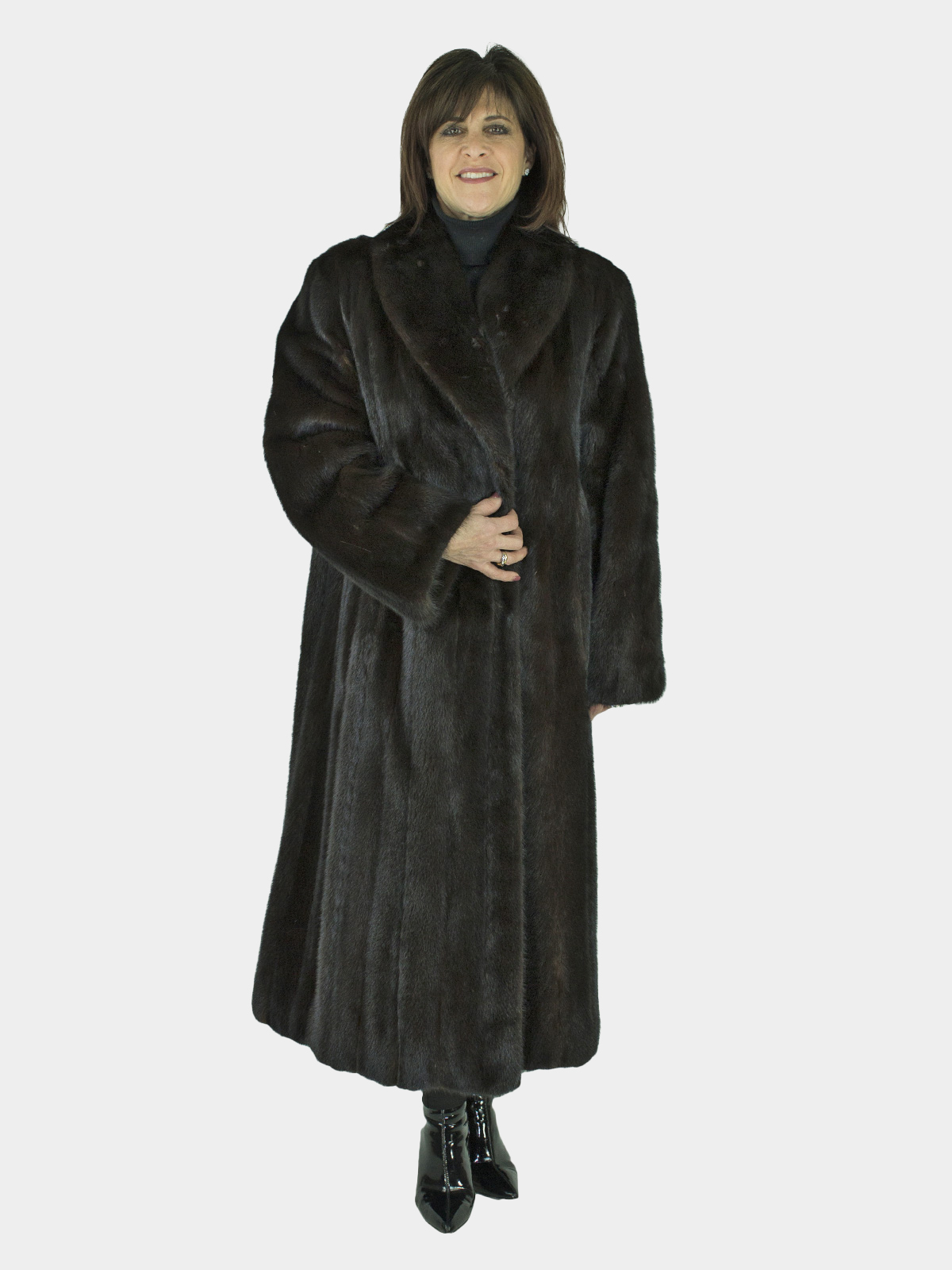 Woman's Ranch Mink Fur Coat