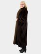 Woman's Mahogany Mink Fur Coat