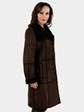 Woman's Christ Brown Shearling Lamb Stroller