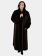 Woman's Mahogany Female Mink Fur Coat