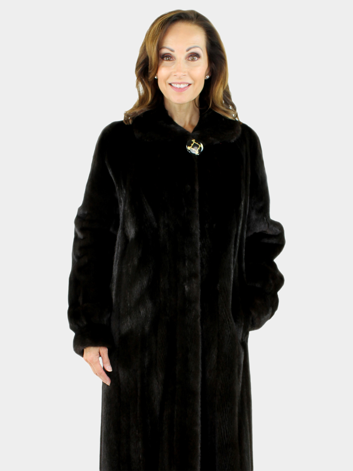 Woman's Ranch Female Blackglama Mink Fur Coat