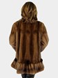 Woman's Demi Buff Female Mink Fur Jacket