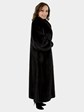 Woman's Dark Mahogany Female Mink Fur Coat