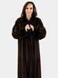 Woman's Mahogany and Lunaraine Mink Fur Coat