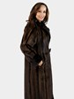 Woman's Mahogany and Lunaraine Mink Fur Coat