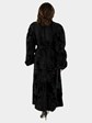 Woman's CHRISTIAN DIOR Black Swakara Russian Lamb Fur Coat