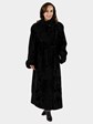 Woman's CHRISTIAN DIOR Black Swakara Russian Lamb Fur Coat