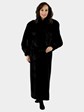 Woman's Stunning Full Length Ranch Mink Fur Coat