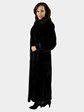 Woman's Stunning Full Length Ranch Mink Fur Coat