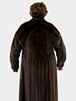 Woman's Mahogany Female Mink Fur Coat