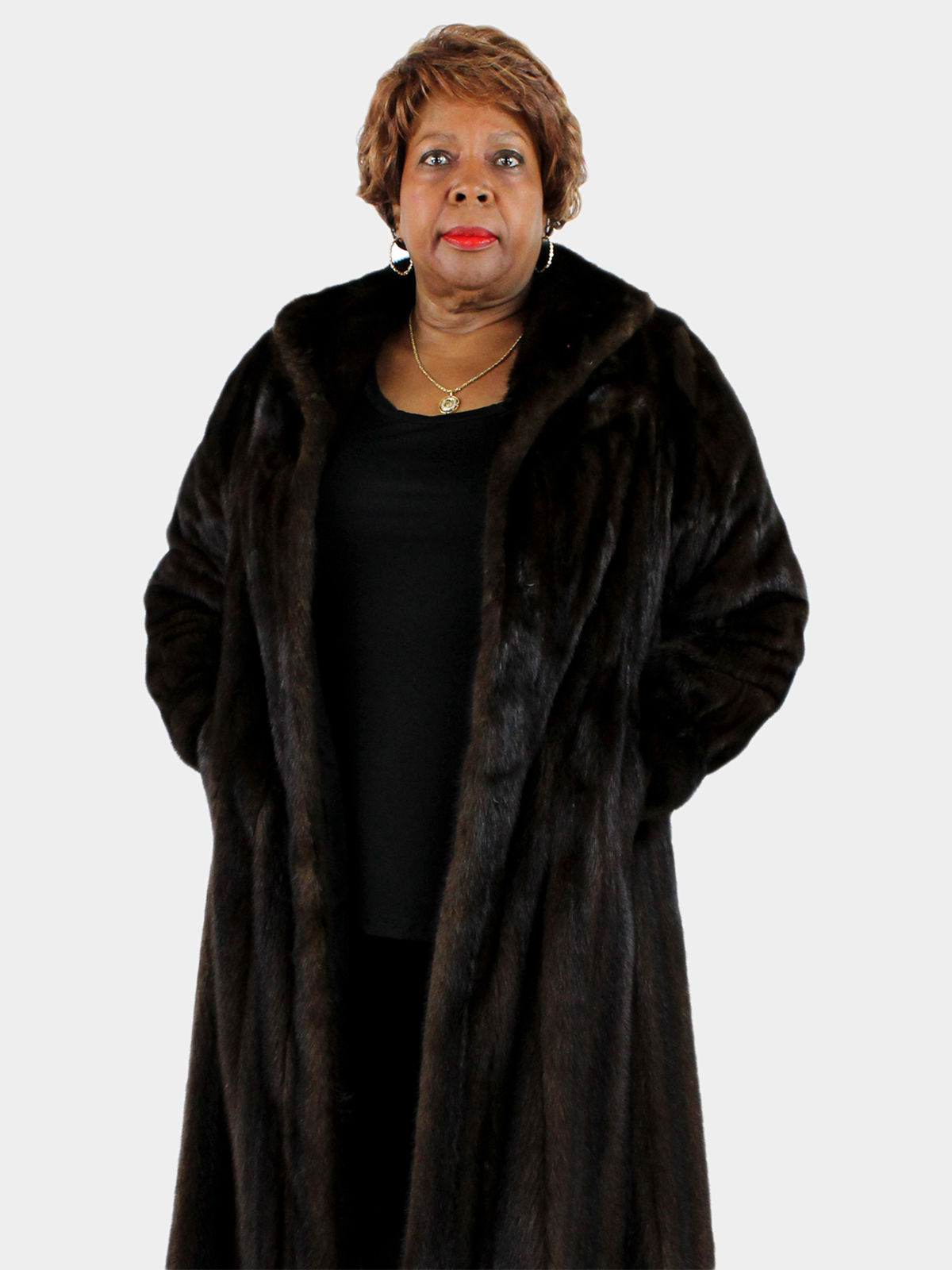 Woman's Ranch Mink Fur Coat