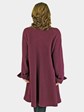 NEW Woman's Wine Cloth Coat