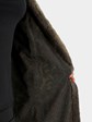 Woman's Natural Muskrat Fur Coat