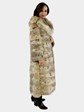 Woman's Natural Lynx Fur Coat