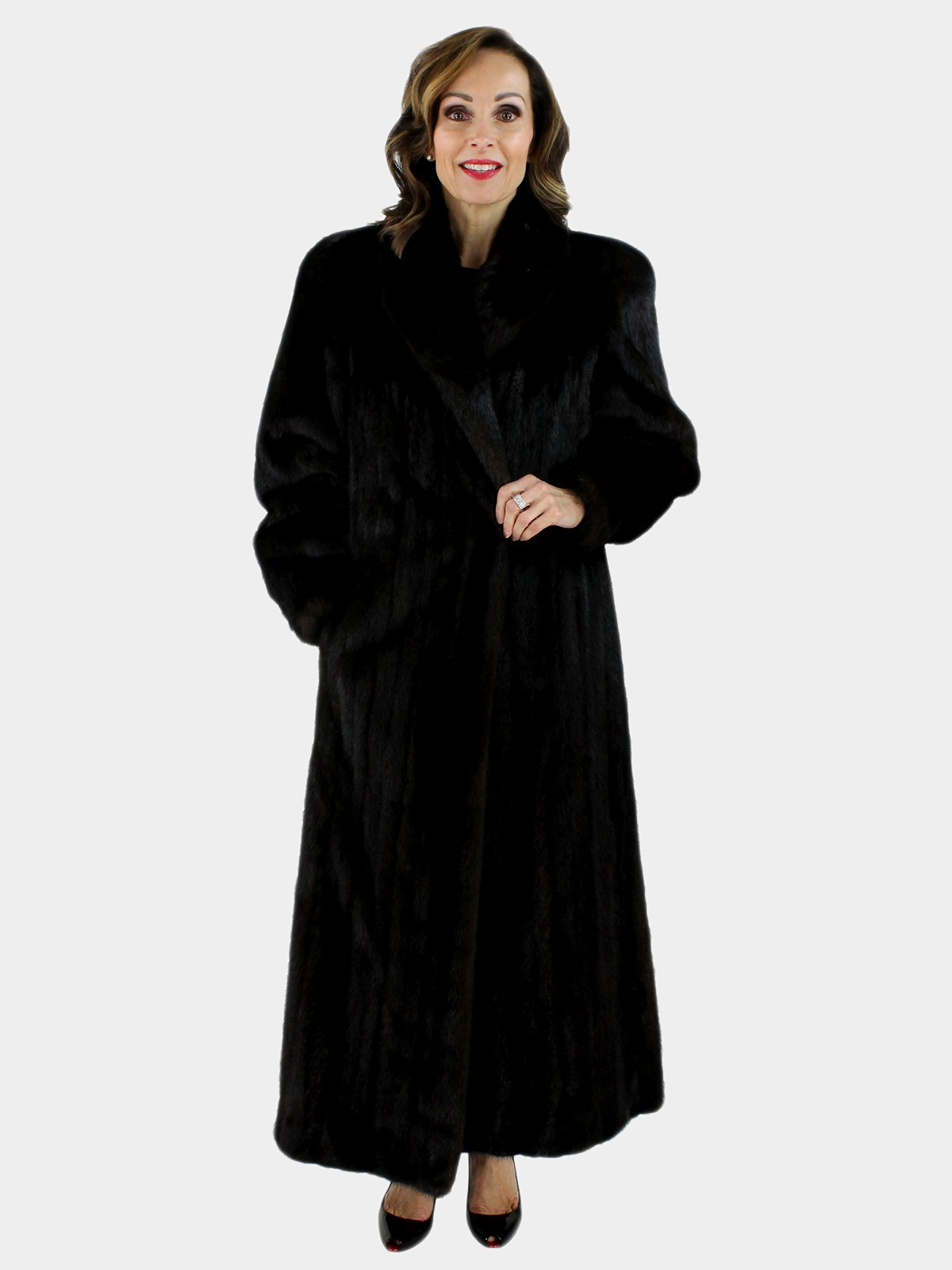 Woman's Ranch Female Mink Fur Coat