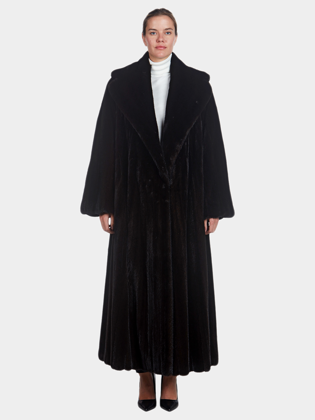 Woman's Ranch Mink Fur Coat, by Donna Karan