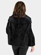 Black Broad Tail Lamb Fur Jacket