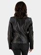 NEW Woman's Black Leather Jacket