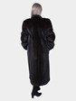 Woman's Deepest Mahogany Female Mink Fur Coat