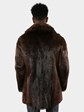 Man's Medium Tone Beaver Fur 3/4 Coat