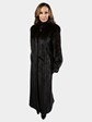 Woman's Mahogany Female Mink Fur Coat