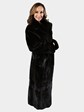 Woman's Mahogany Female Mink Fur Coat