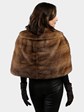 Woman's Vintage Autumn Haze Mink Fur Stole