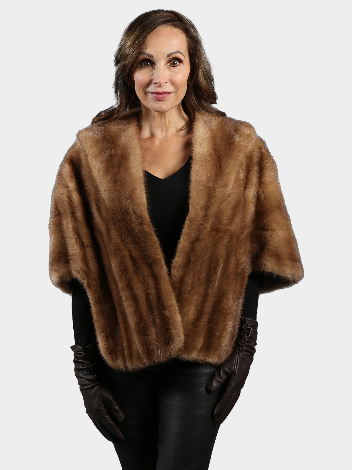 Woman's Vintage Autumn Haze Mink Fur Stole