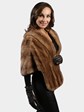 Woman's Vintage Autumn Haze Mink Fur Stole