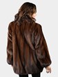 Woman's Natural Mahogany Female Mink Fur Jacket