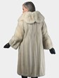 Woman's Azurene Female Mink Fur 7/8 Coat