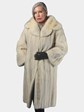 Woman's Azurene Female Mink Fur 7/8 Coat