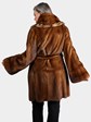 Woman's Demi Buff Mink Fur Stroller 