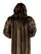 Woman's Long Hair Beaver Fur Coat