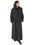 Woman's Black Full Length Shearling Coat