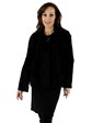 Woman's Vintage Beautiful Black Broadtail Lamb Jacket