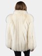 Woman's Shadow Fox Fur Jacket