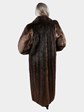 Woman's Bill Blass Medium Tone Long Hair Beaver Fur Coat