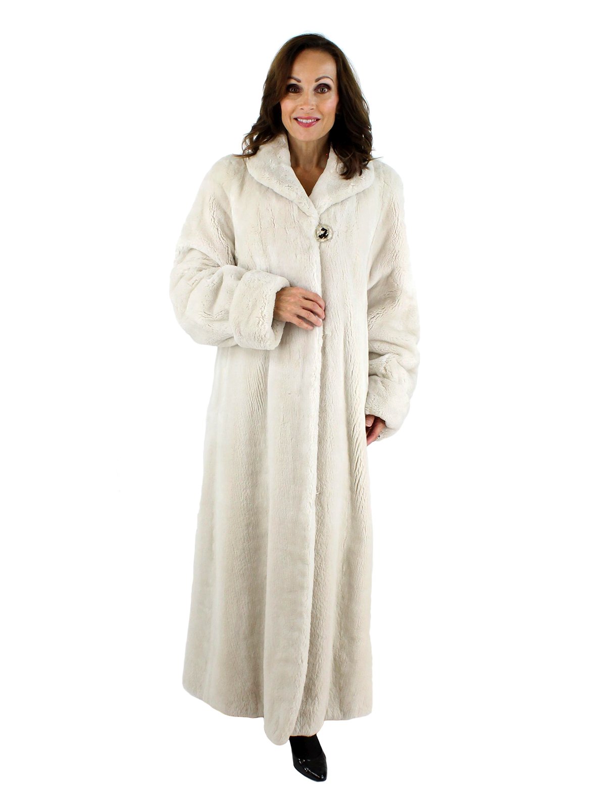White Sheared Beaver Coat | Carmel, IN | Estate Furs