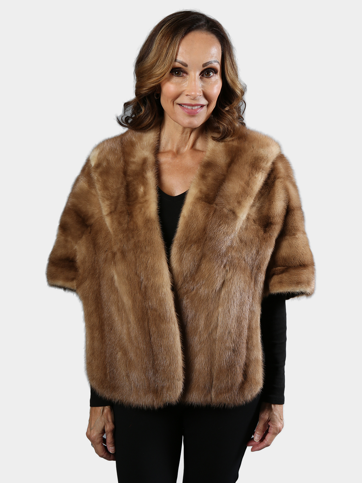 Woman's Vintage Autumn Haze Mink Fur Stole