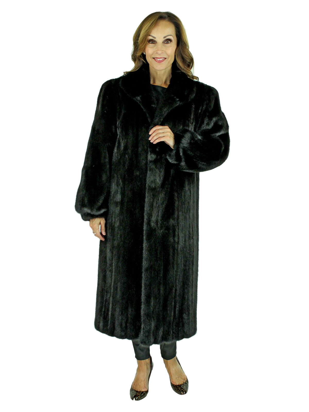 Woman's Ranch Female Mink Fur Coat