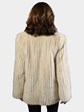 Woman's Tourmaline Cord Cut Mink Fur Jacket