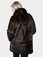 Woman's Dark Mahogany Mink Fur Jacket