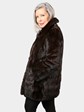 Woman's Dark Mahogany Mink Fur Jacket