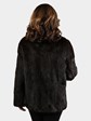 Woman's Chevron Style Ranch Mink Fur Jacket