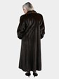 Woman's Mahogany Female Mink Fur Coat